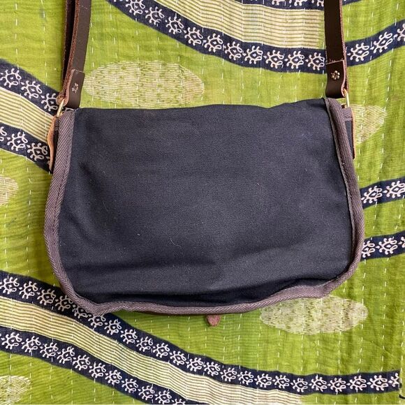 Duluth Pack Black Custom Made Large Deluxe Shell Crossbody Purse One Size - Picture 4 of 14